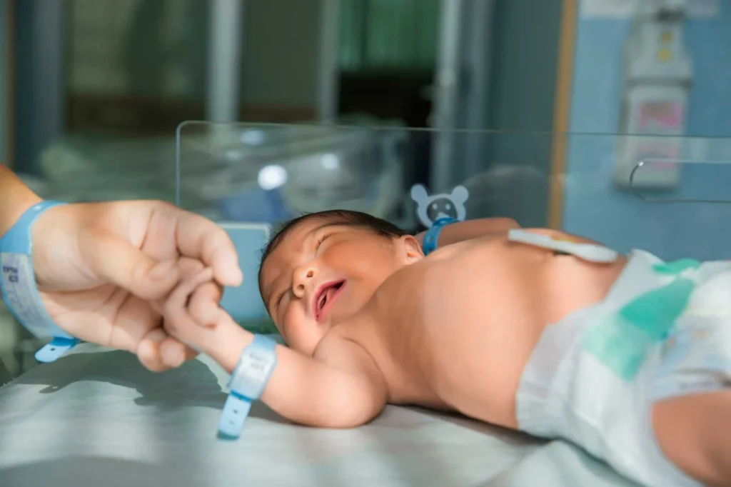 NICU specialist Dr. Bhargavi Arun caring for premature newborn at Ragavi Hospital in Hyderabad